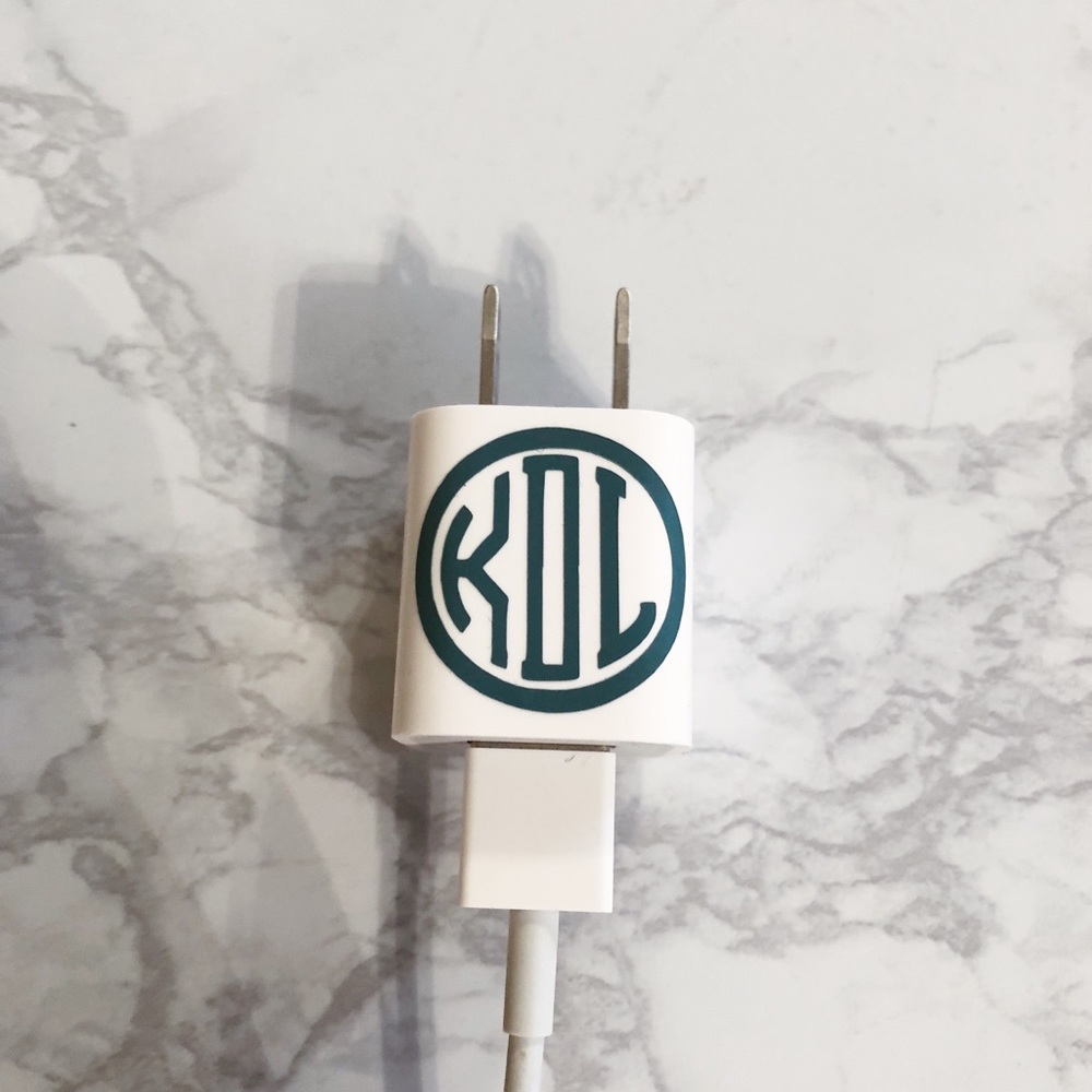 Laptop, and phone charger monograms! - Picture 2 of 3